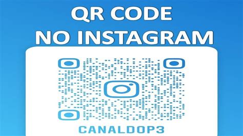 Como Criar Qr Code No Instagram Youtube