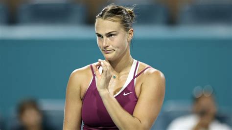 Tennis Aryna Sabalenka Le sport ne devrait pas être politisé