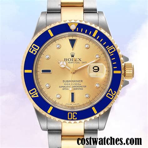 Rolex Submariner 16613 Herren Rolex Calibre 2836 2813 15mm