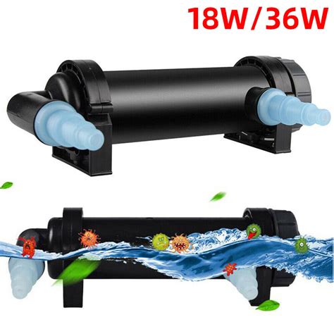 JEBO 18W 36W UV Sterilizer Filter Light For Aquarium Fish Pond Tank