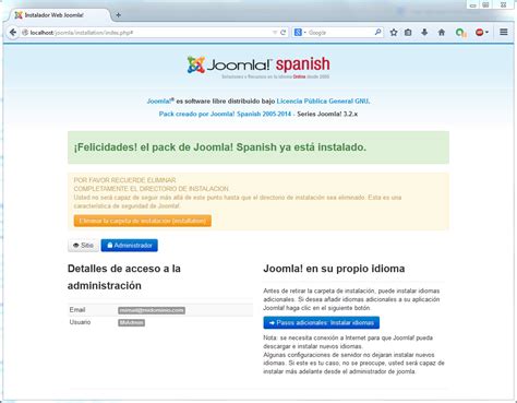 Instalación Local De Joomla Con Xampp Educación Tecnología Cursos