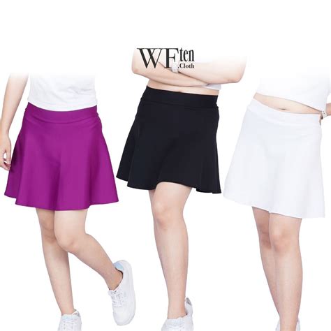 Jual Rok Pendek Olahraga Senam Gym Zumba Dancer Skirt Flare Rok Mini