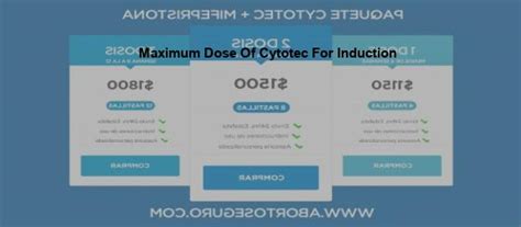 Cytotec for induction of labour, misoprostol induction dose | Overnight ...