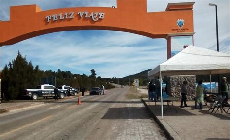 Activan Filtros Sanitarios En Los Accesos A La Sierra Tarahumara La