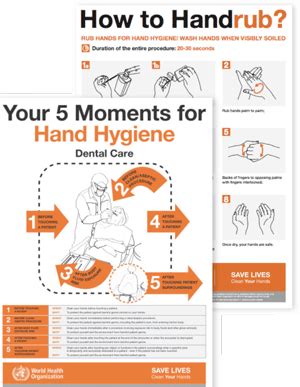 Printable Moments Of Hand Hygiene Poster Verypa