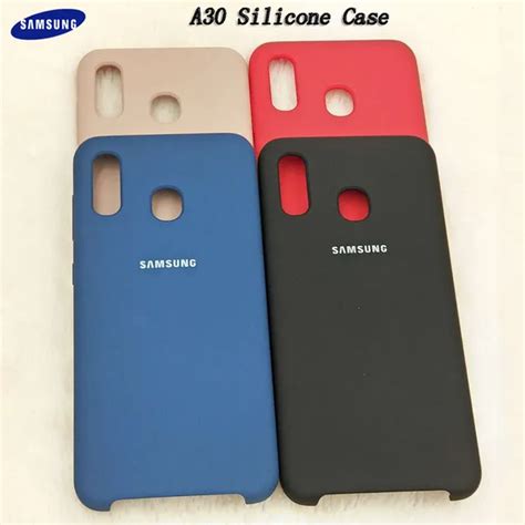 Original Silicone Case For Samsung Galaxy A30 Case Back Cover Funda For Samsung A 30 Tpu Silicon