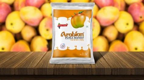 Yellow Sugar Arabian Pulpy Mango Juice L At Rs Bottle In