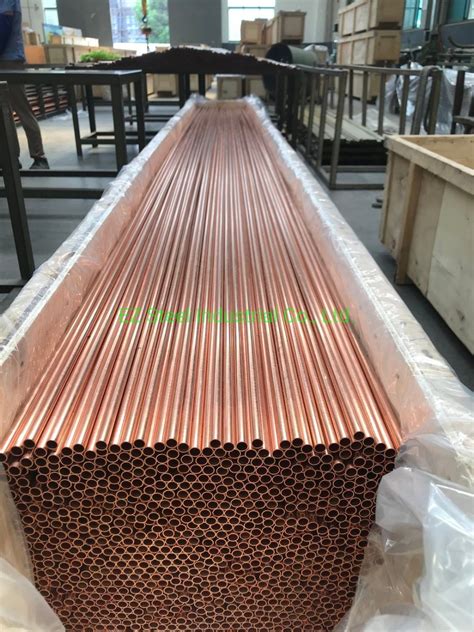 ASTM B280 C44300 HAVC Tube For Refrigeration Heat Exchanger Copper