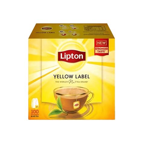 Lipton Yellow Label Black Tea 100 Tea Bags Nazar Jan S Supermarket