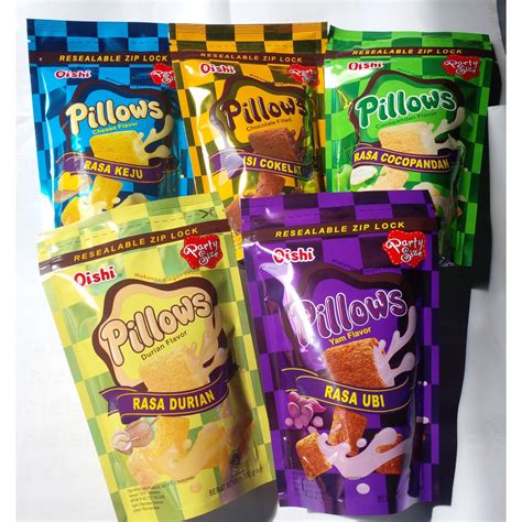 Jual OISHI Pillows 100 Gr Jajan Camilan Ringan Snack Promo Termurah