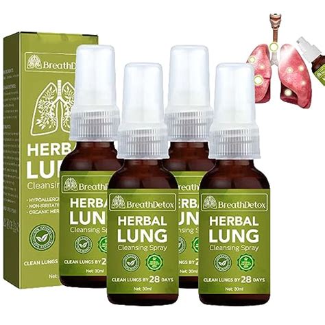 Amazon BreathDetox Herbal Lung Cleansing Spray Herbal Lung