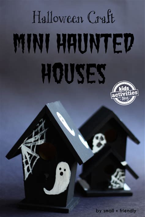 Let's Make Mini Haunted House Craft for Halloween! | Kids Activities Blog