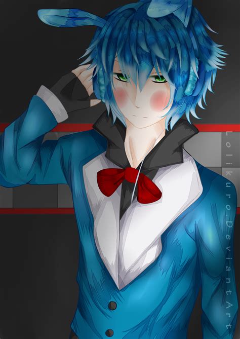 Fnaf Human Toy Bonnie By Kaijiiro On Deviantart Fnaf Oc Anime Fnaf