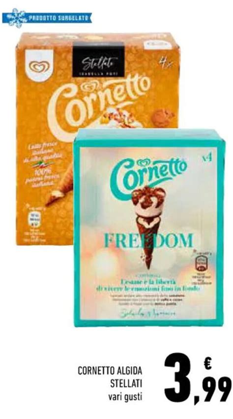 Offerta CORNETTO ALGIDA STELLATI Vari Gusti Nel Volantino Di Conad