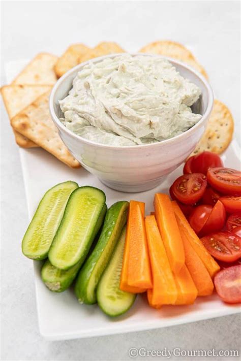 Blue Cheese Dip Easy Blue Cheese Recipe Greedy Gourmet