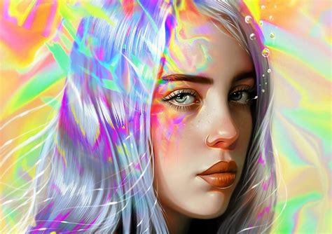 Billie Eilish Wall Art Game Poster Canvas Wall Art Print Poster