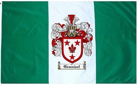 Greenleaf Coat of Arms Flag / Family Crest Flag – Family Crests / Coat of Arms Gifts