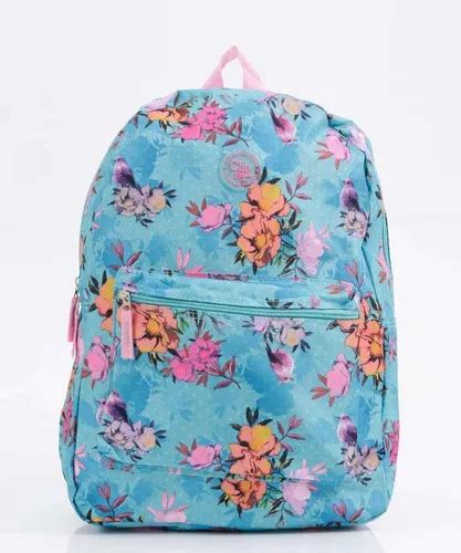 Mochila Feminina Estampa Tropical Clio Frete Gr Tis