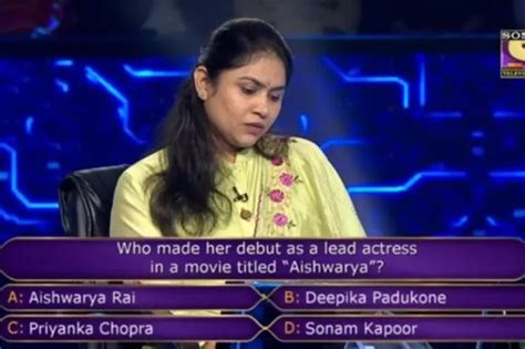 Kbc Contestant Loses Game Over Deepika Padukones Debut Film Amitabh