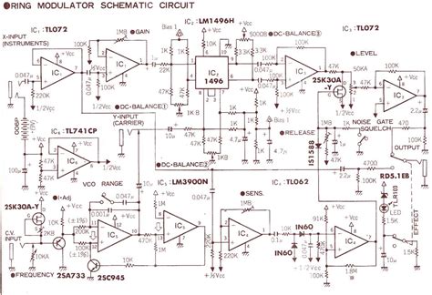 Unveiling The Inner Workings Of A Ring Modulator Pedal Dive Into The Schematic