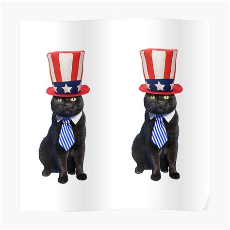 Cat In The Hat Stickers Pack Of 2 Poster For Sale By Intrailerart