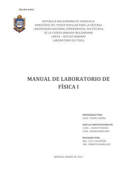 MANUAL DE LABORATORIO DE FÍSICA I itcd upel Flip PDF en línea AnyFlip