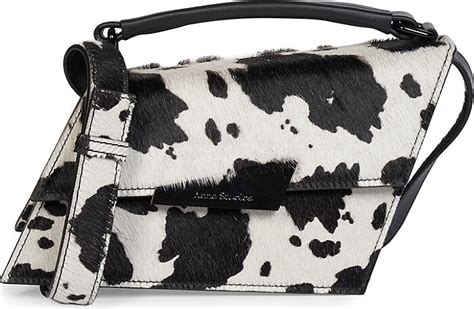 Acne Studios Mini Distortion Cow Print Calf Hair Shoulder Bag ShopStyle