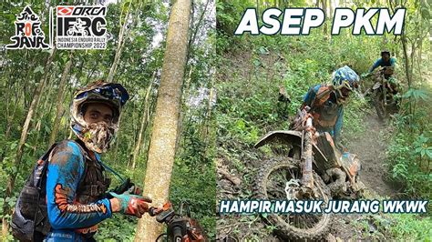 Lawaknya ASEP PKM Saat Perdana Ikut Kejurnas Enduro Adi Ceto Bahagia