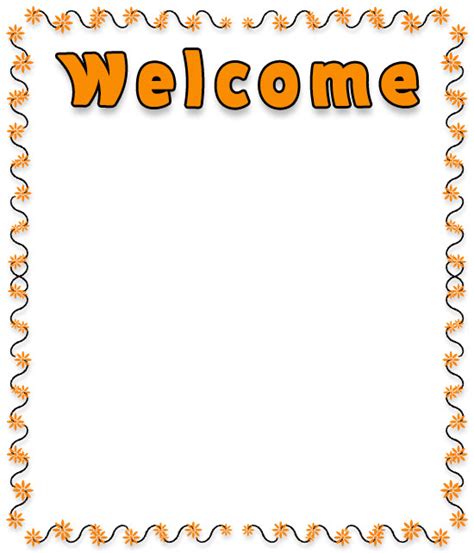 Welcome Borders Free Welcome Border Clip Art