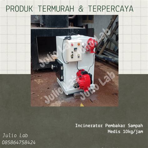 Jual Incinerator Pembakar Sampah Medis Kg Jam Termurah Kab Bogor