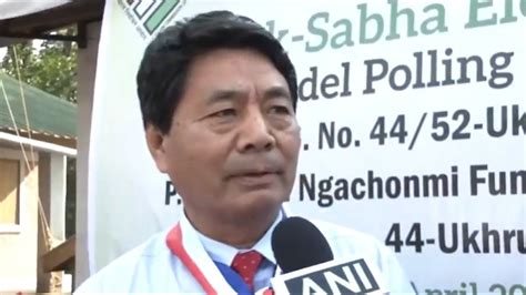 Manipur Lok Sabha Elections Npf Candidate Kachui Timothy Zimik