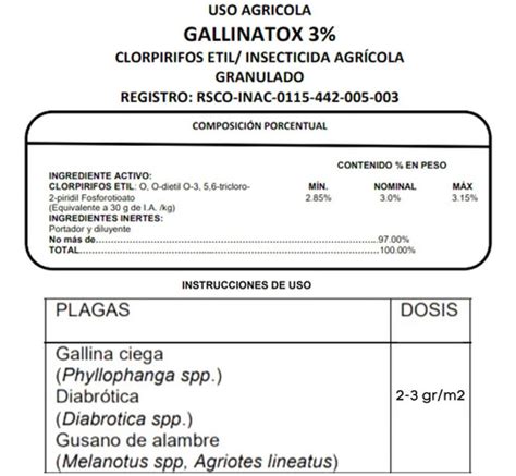 Kg Control De Gallina Ciega Insecticida Gallinatox Pasto Aureoh