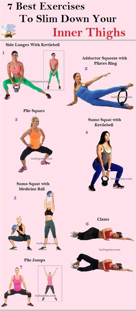 7 Best Exercises To Slim Down Your Inner Thighs Inshape Magazine Thigh Exercises Inner