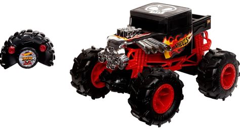 Hot Wheels Rc Monster Trucks Bone Shaker In 1 15 Scale Remote Control Toy Truck