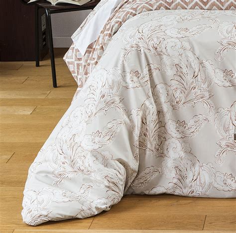 Tradition Des Vosges Housse De Couette Cachemire Beige Percale