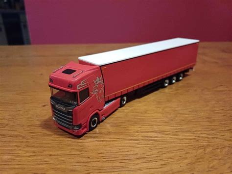 Herpa Scania CS Mit Schiebeplanenauflieger 1 87 11 Comprare Su Ricardo