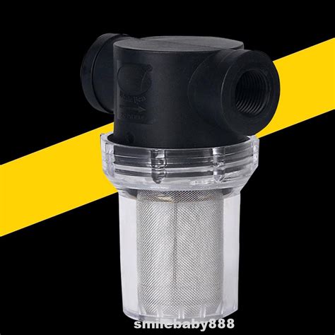 Mm Mm Pump Filter Inline Mesh Strainer Water Garden High Flow