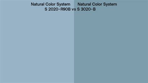 Natural Color System S 2020 R90B Vs S 3020 B Side By Side Comparison