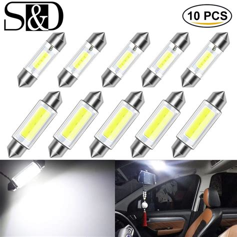 Acheter Pcs C W C W Led Cob Lampes Led Ampoules Festoon Mm Mm