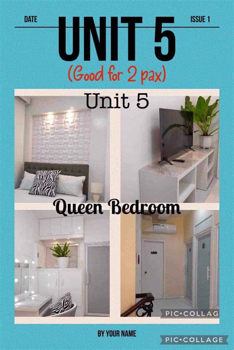 Unit 5 - Clock Tower ATRIUM - A Hotel in Marikina Metro Manila at Peak Elegance.