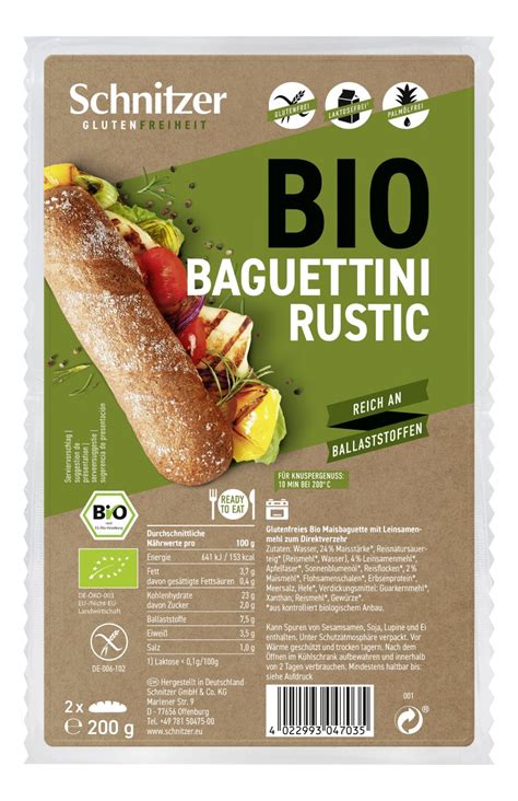 KRUH BAGUETTINI RUSTIC SCHNITZER 200g Garden