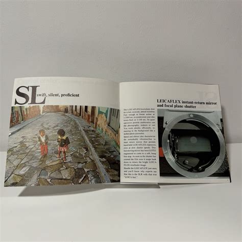 LEICA Leicaflex SL 35mm SLR CAMERA Sales Brochure English 24pp EBay