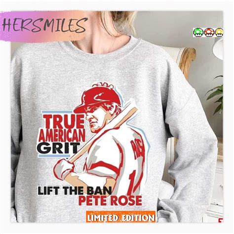 Lift The Ban Pete Rose T Shirt Hersmiles