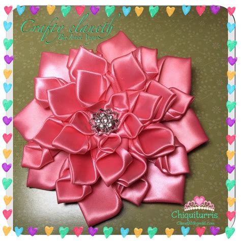 Diy Como Hacer Una Flor Kanzashi Con Liston Satinado Chiquiturris