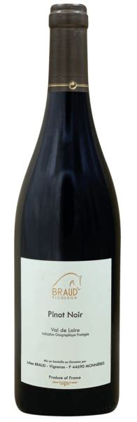 Nos Vins Par R Gions Val De Loire Pinot Noir Julien Braud