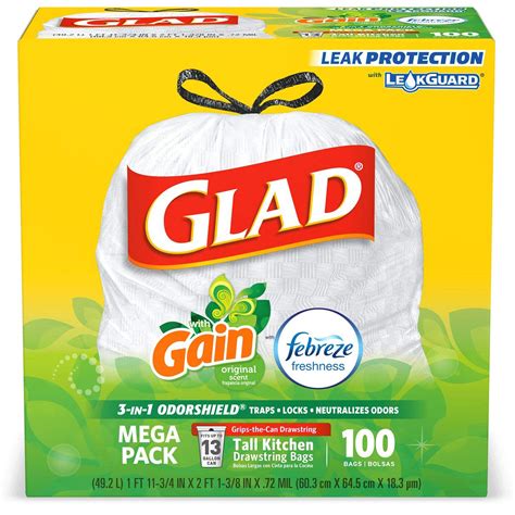 42% off Glad Trash Bags Mega Pack - 100 Count - Deal Hunting Babe