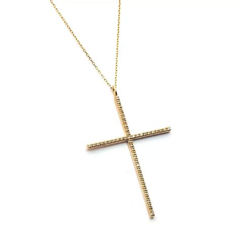 Cruce din Aur cu Diamante 0,50ct PD032 - Diamond Stone