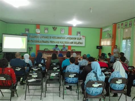 Rapat Persiapan Iva Test Di Pasar Ulin Raya Kecamatan Landasan Ulin