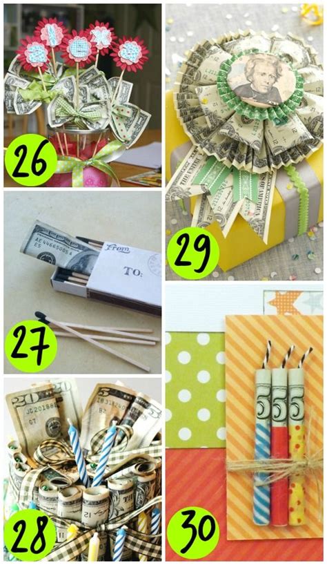 10 Fun Ways To Give Money As A T Creative Money Ts Money T