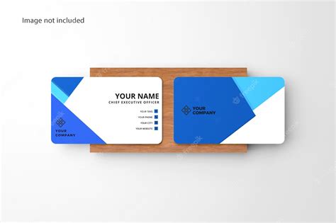 Premium Psd Elegant Business Card 3d Render Mockup